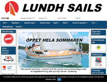Tablet Screenshot of lundhsails.se
